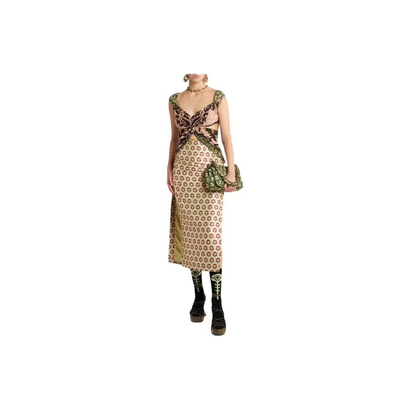 ETRO Floral Printed V Neck Sleeveless Top-2