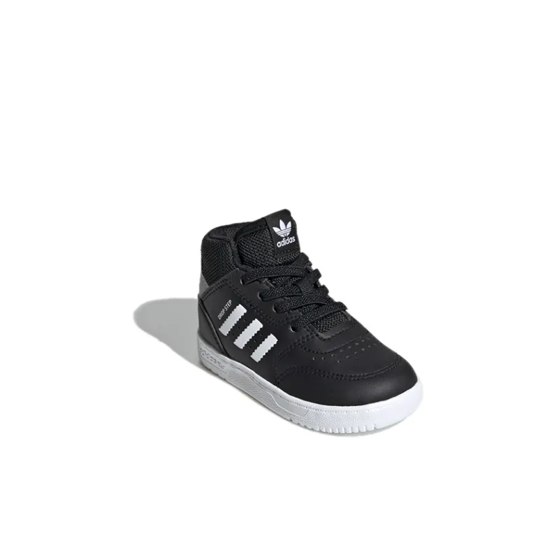 Adidas Originals 360 I Abrasion Resistant Mid Top Toddler Shoes Black White Infant And Toddler-2