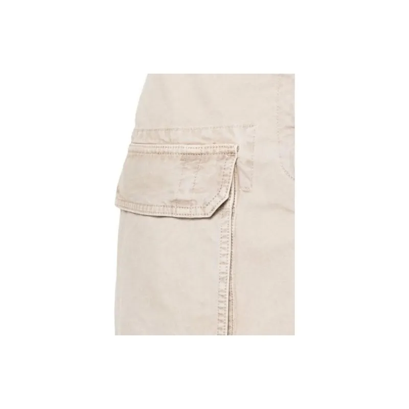 Golden Goose Distressed Cotton Mini Skirt-4