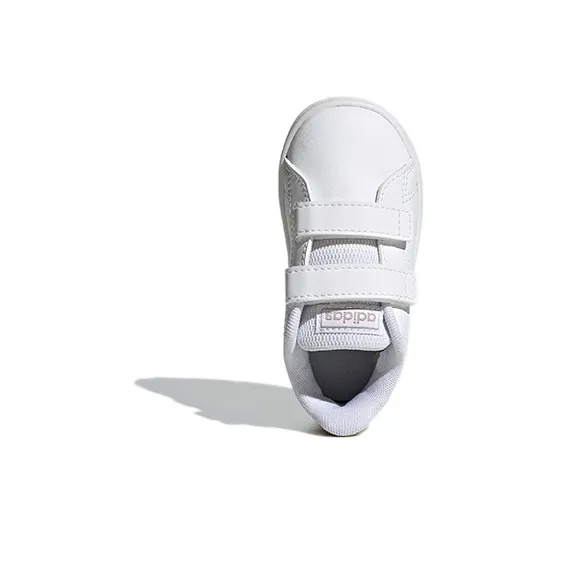 Adidas Neo ADVANTAGE Low Top Toddler Shoes White Yellow Infant And Toddler-4
