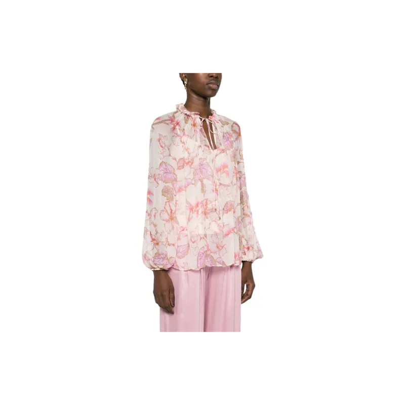 Zimmermann Matchmaker Billow Floral print Blouse-10