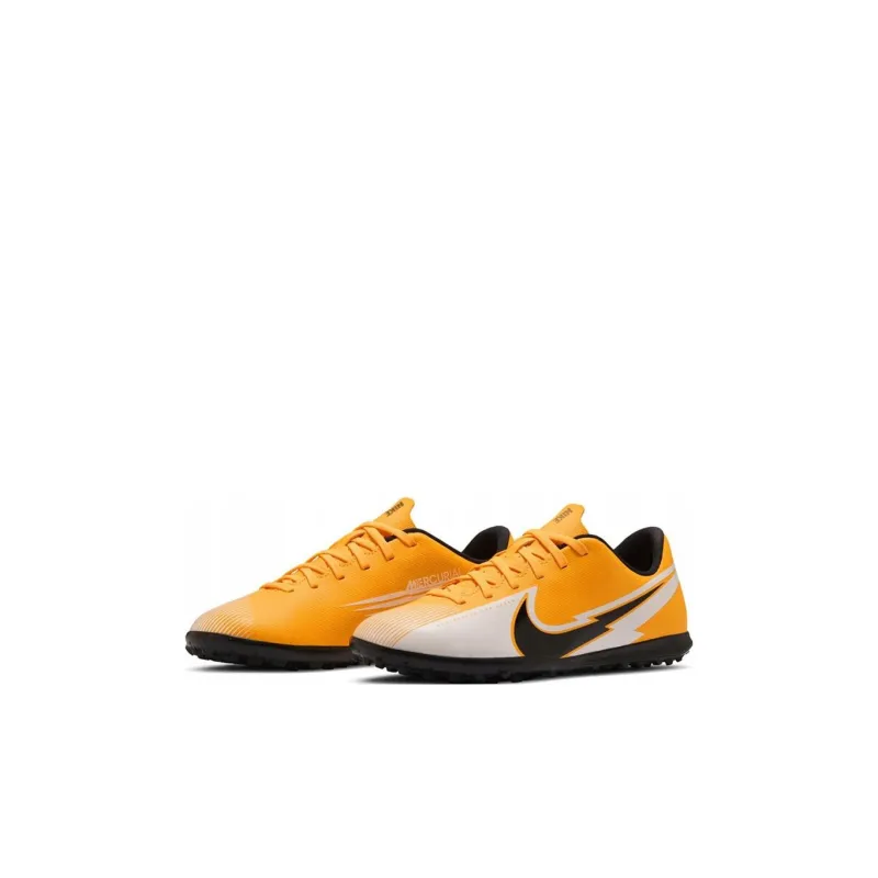 Nike Mercurial Vapor 13 Assassin 13 Club TF Low Top Kids' Soccer Shoes Yellow Black Kids'-2