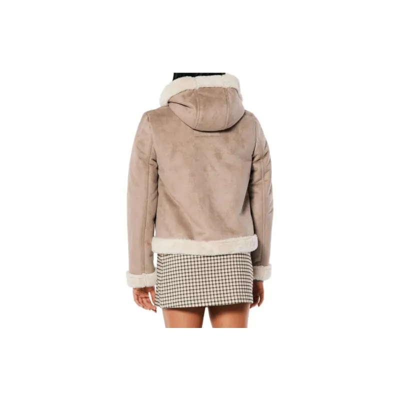 Hollister Jacket Women's Light Brown-2