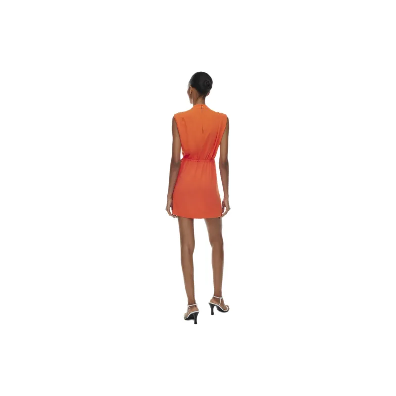 ARITZIA Babaton Carter Sleeveless Dress Sleeveless Dress Women's Hot Cheeky Red/Hot Blush Red Lips-3