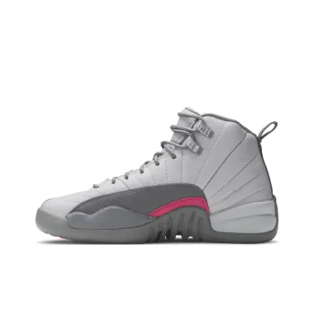 Jordan 12 Retro Wolf Grey Vivid Pink GS