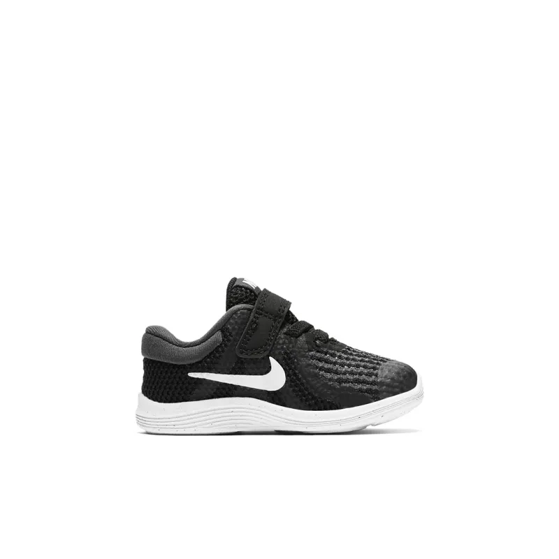 Nike REVOLUTION 4 Revolution 4 Breathable Cushioning Low Top Running Shoes Black Infant And Toddler-1