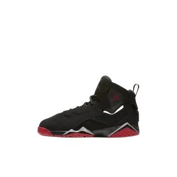 Jordan True Flight Black Gym Red Metallic Silver PS