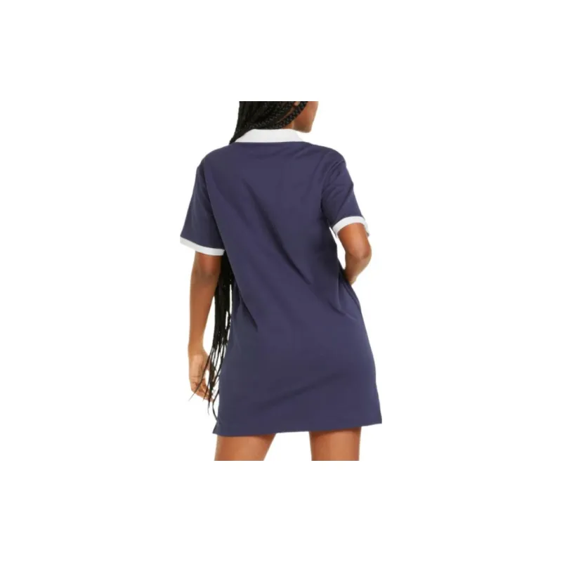 PUMA Short Sleeved Dresses Women's Blue-3