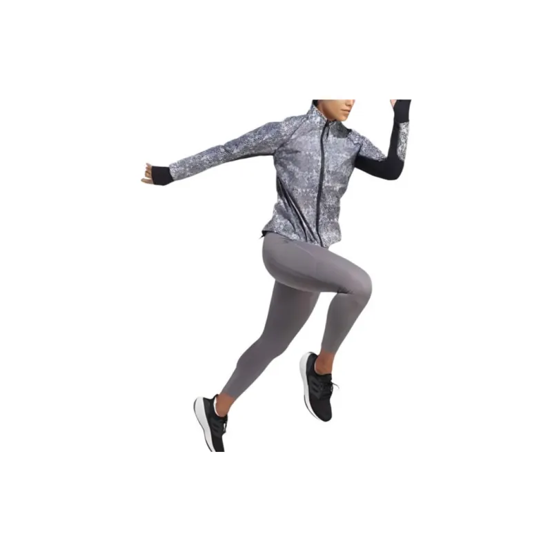Adidas FAST RUNNING ITERATION JACKET Jackets Coats Women's Black/White-3