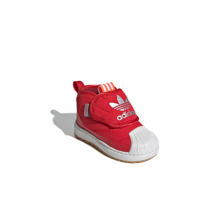 Adidas Originals 360 Boots High Top Toddler Shoes Red Infant And Toddler-2