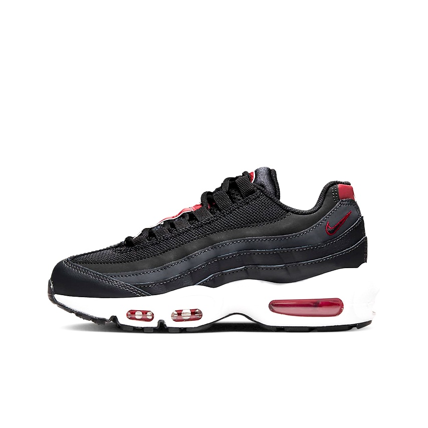 Nike Air Max 95 outlet Print Black White Bright Crimson, 6.5Y