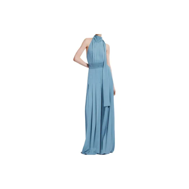 ELIE SAAB SS24 Jumpsuit Women's Light Blue-1