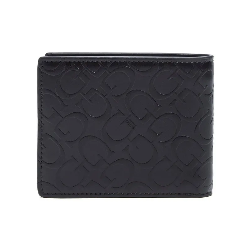 GUESS Artificial Leather Wallet Men's Black-2