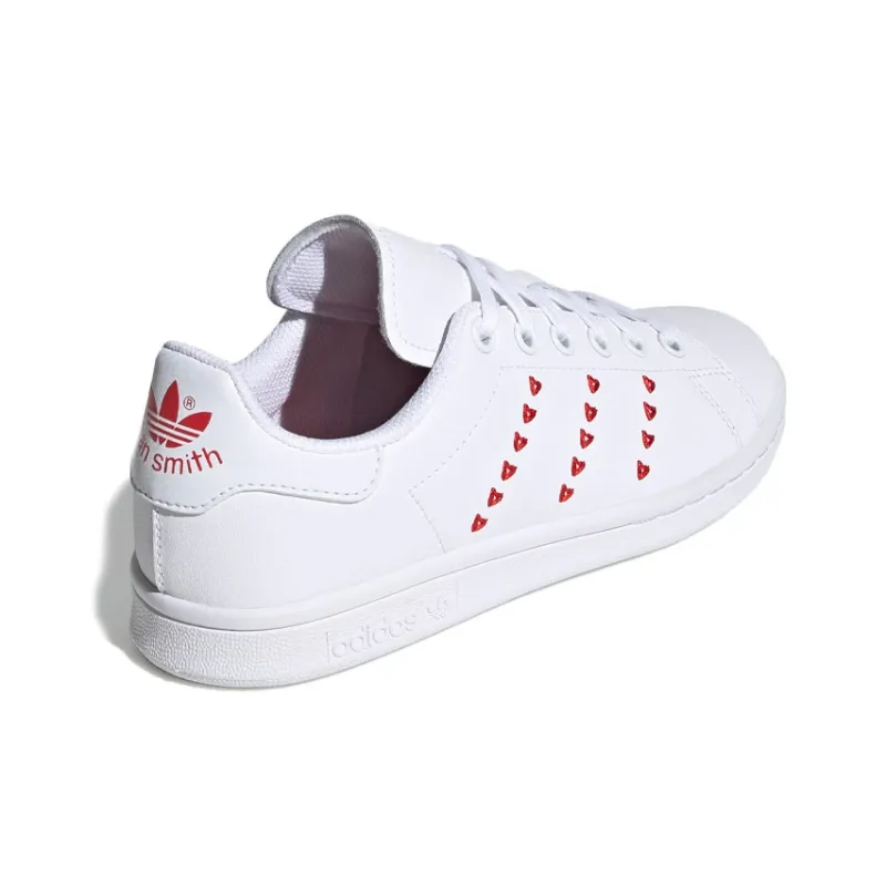 Adidas Stan Smith Cloud White Lush Red GS-3