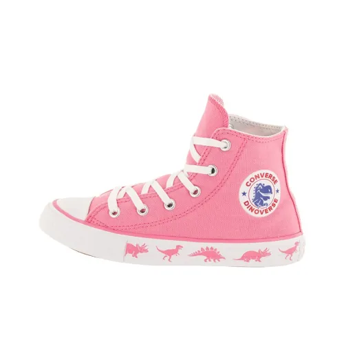 Converse Chuck Taylor All Star Dinoverse High Top Wear resistant And Lightweight High Top Kids Canvas Shoes Teenagers