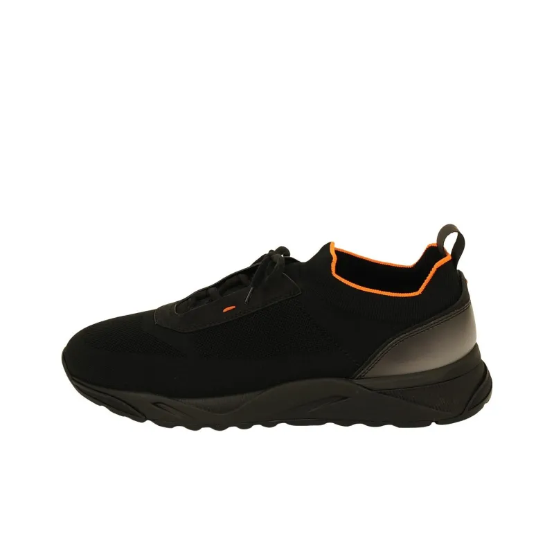 Santoni Low Top Casual Shoes Men's Black-0