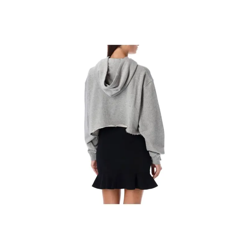 JW Anderson Deconstructed Cropped Hoodie-2