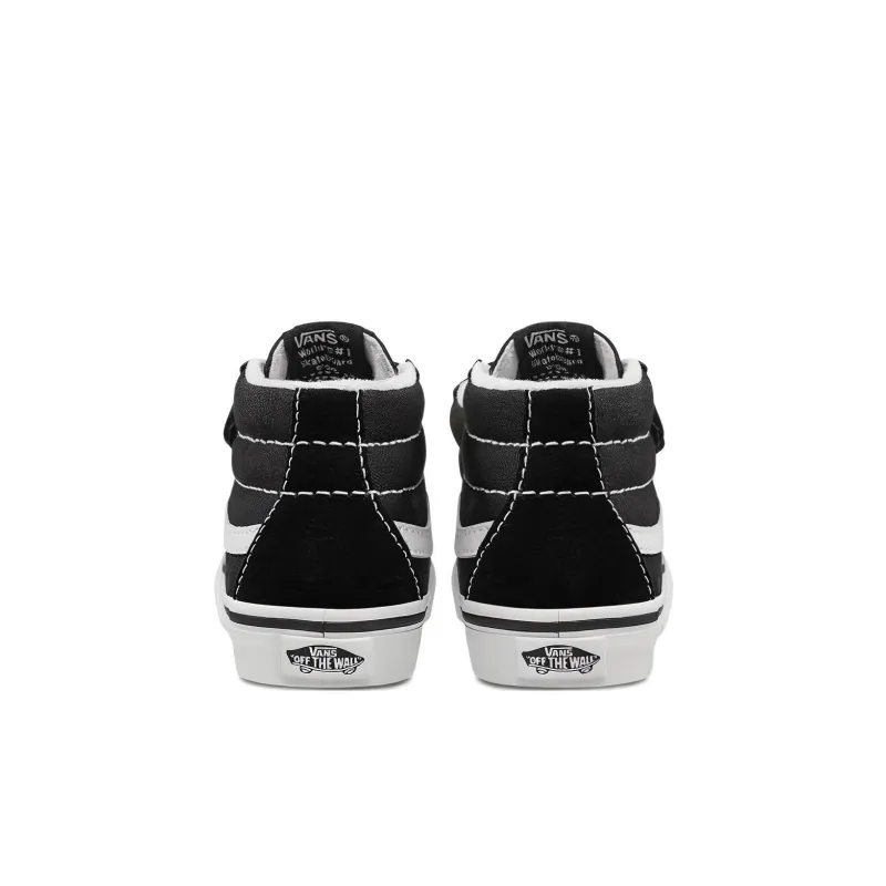 Vans SK8 High Top Skateboard Shoes Black Baby-4