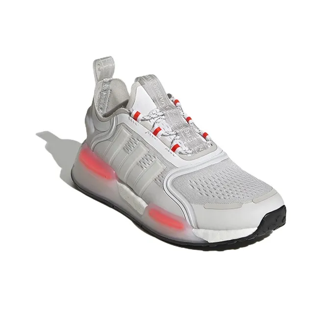 Adidas NMD_R1 V3 J 'White Solar Red'-2