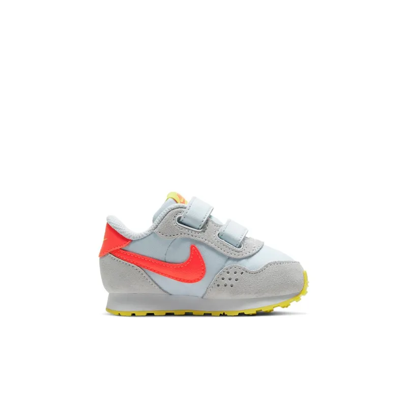 Nike MD Valiant Grey Bright Crimson TD-1