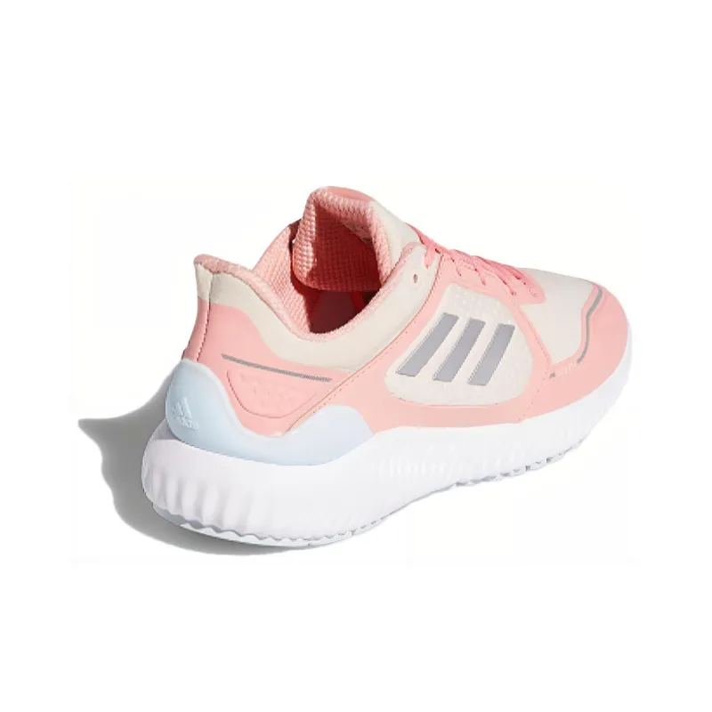 Adidas Climawarm Bounce J Abrasion Resistant Low Top Kids' Running Shoes Pink White Teenagers-3