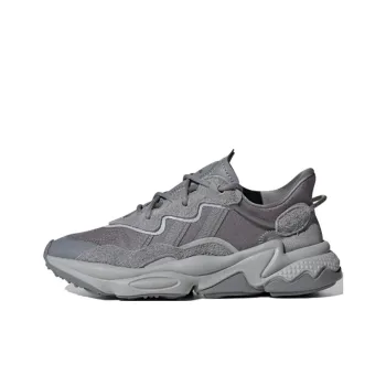 Adidas Originals Ozweego Series J Anti Slip Wear Resistant Kids Lifestyle Shoes Dark Gray Teenagers