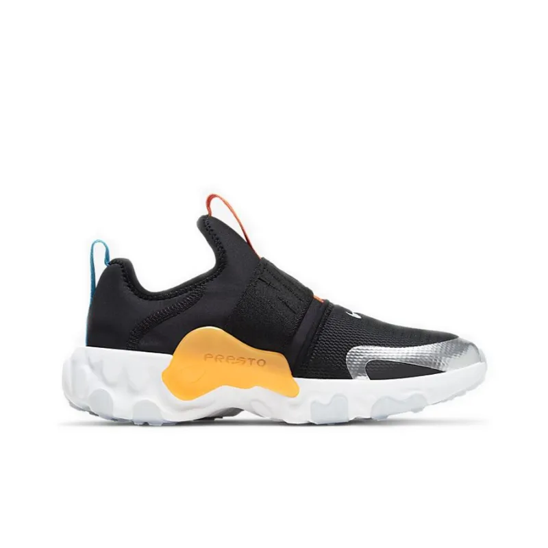 Nike React Presto Extreme Black Laser Orange GS-1