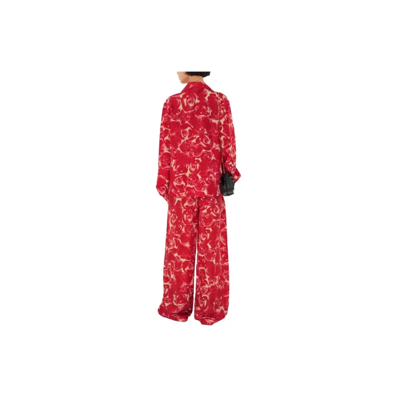Burberry Casual Pants Women's Red-3
