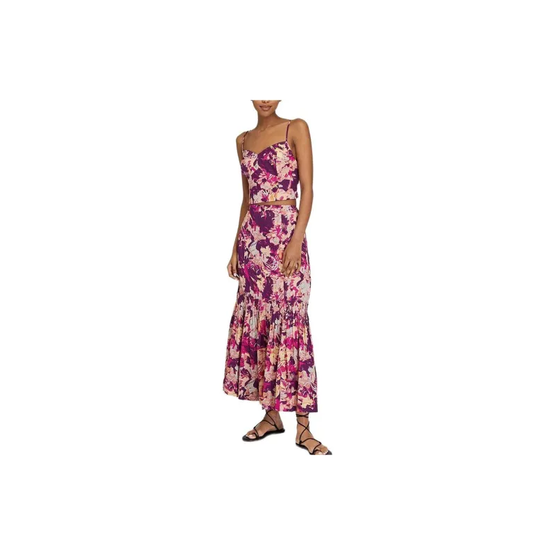 CLUB MONACO Camisole Women's Fuchsia Print-1