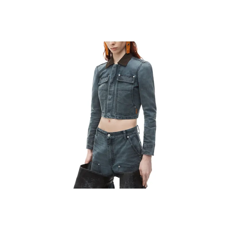 Alexander Wang Shrunken Cropped Jacket-3
