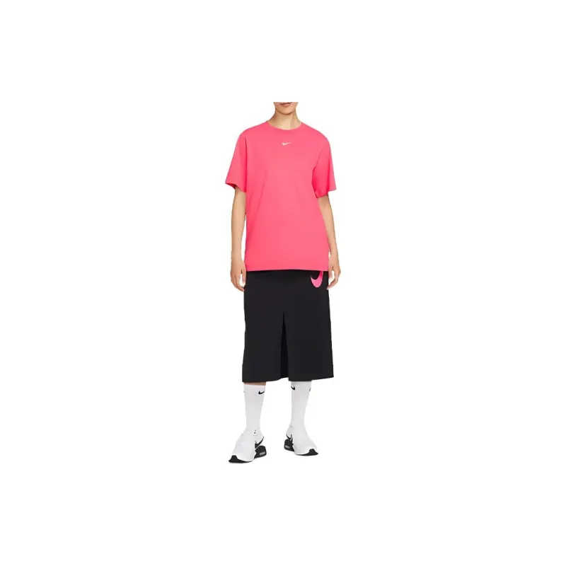 Nike T Shirt Women's Aster Pink/White-2