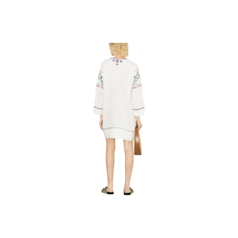 ISABEL MARANT Long-Sleeved Dresses Women's White-2