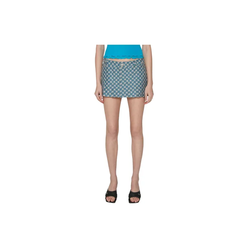 Misbhv Monogram Printed Mini Skirt-1