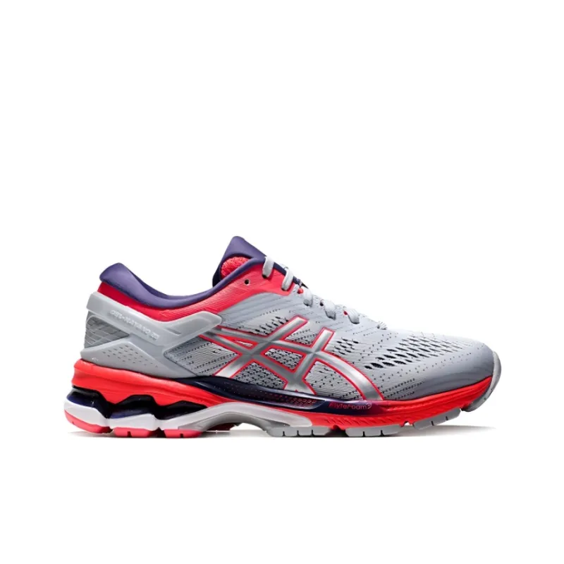 Asics Gel Kayano 26 Slip Resistant, Abrasion Resistant, Breathable Low Top Kids' Running Shoes Gray Silver Teenagers-1