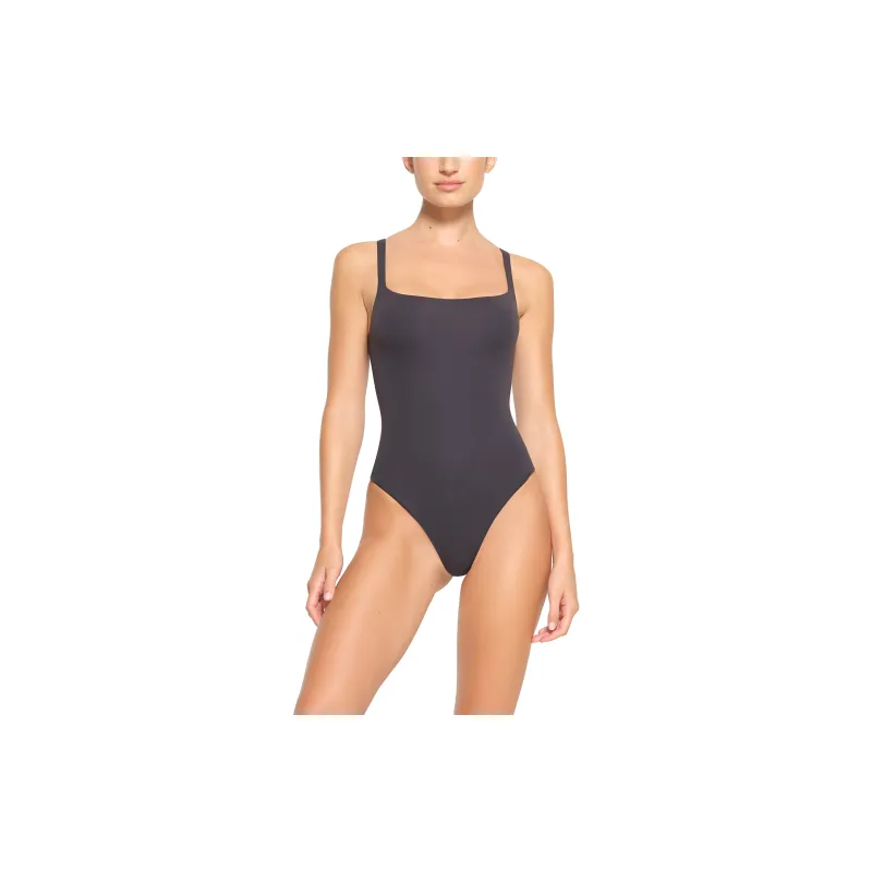 SKIMS FITS EVERYBODY SQUARE NECK BODYSUIT Jumpsuit Women's GRAPHITE/Graphite-1