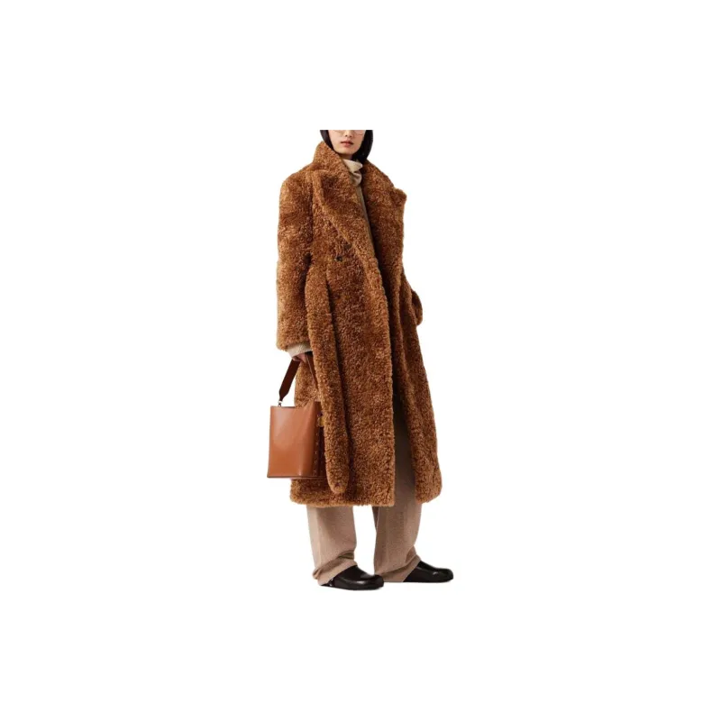 Stella McCartney Faux fur Belted Coat-1