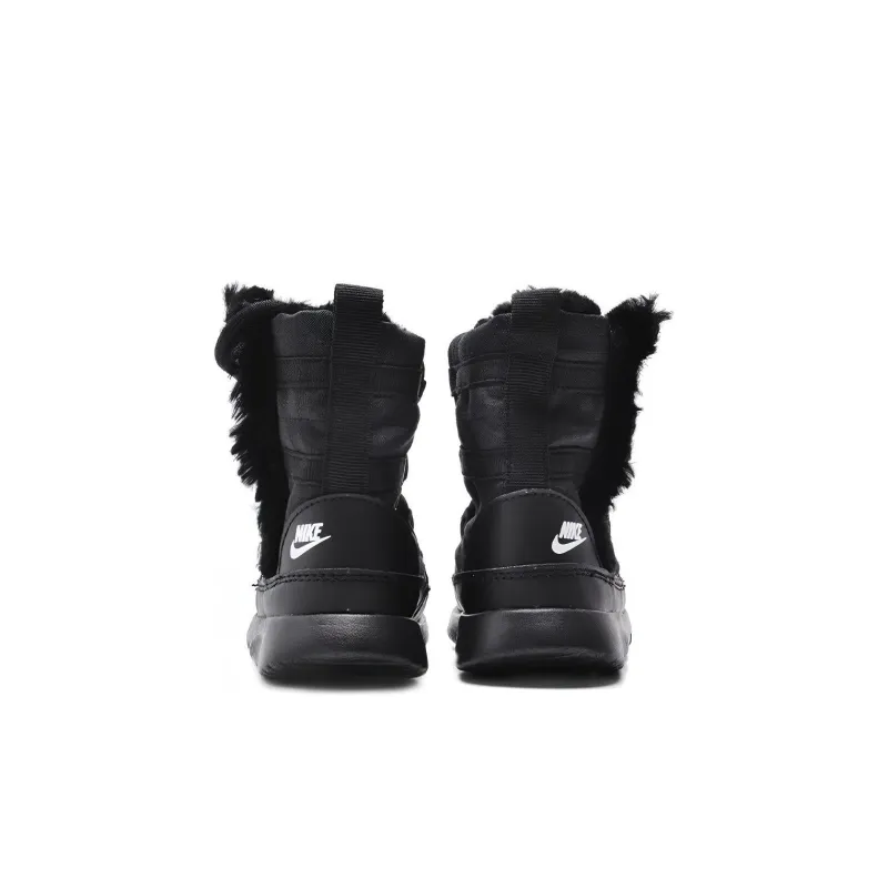 Nike Venture Slip-Resistant Cushioning Wear-Resistant High-Top Running Shoes Black Infant And Toddler-3