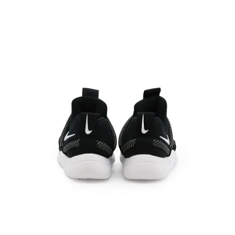 Nike Novice Low-Top Sports Casual Shoes Black White Infant And Toddler-3