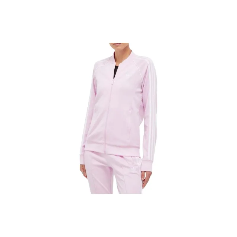 Adidas Women's Adicolor Classics Superstar Track Top Orchid Fusion-4