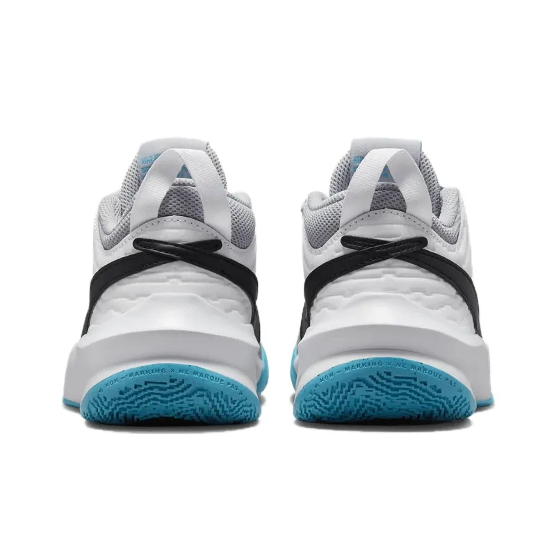 Nike Team Hustle D10 GS 'Grey Blue Lightning'-4