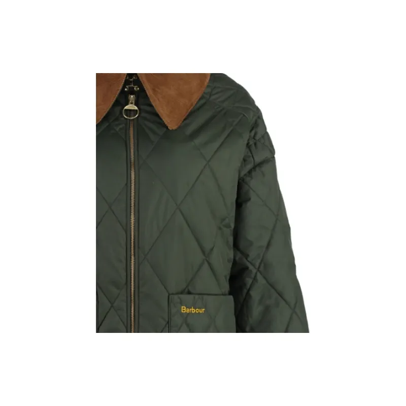 BARBOUR FW23 Puffer Jacket Women's Green-4