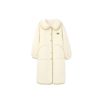 Aannsfam Pajama Robe Women's Crescent Yellow