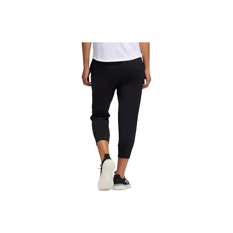 Adidas Knitted Sports Pants Women's Black-2