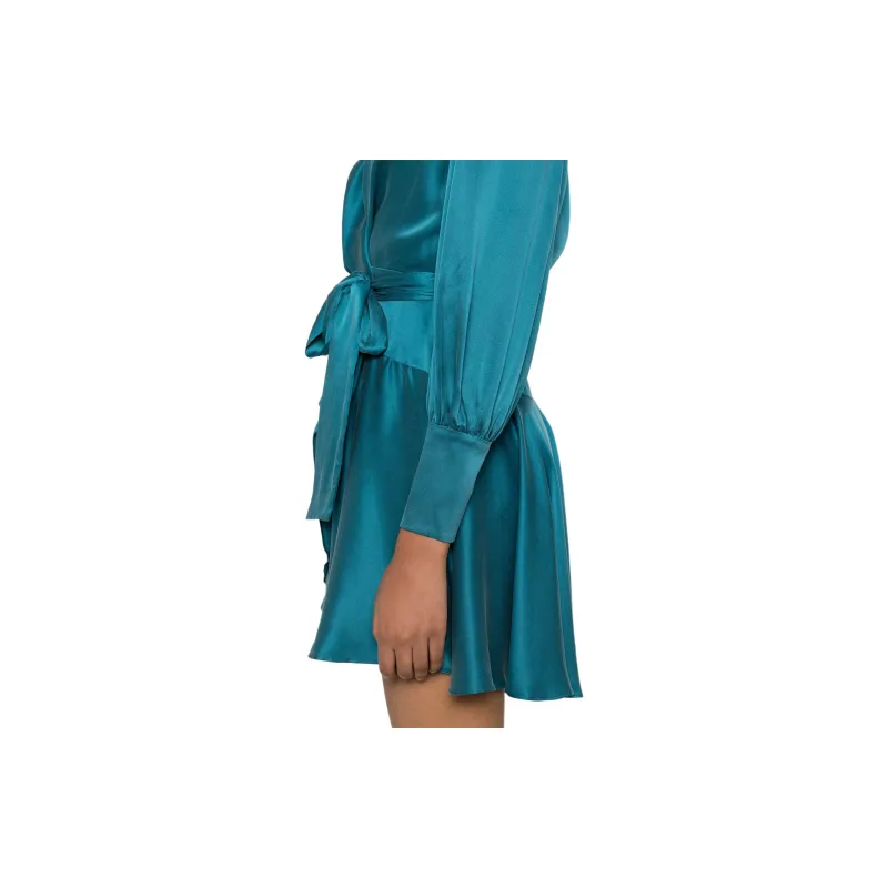 Zimmermann V Neck Wrapped Mini Dress-4
