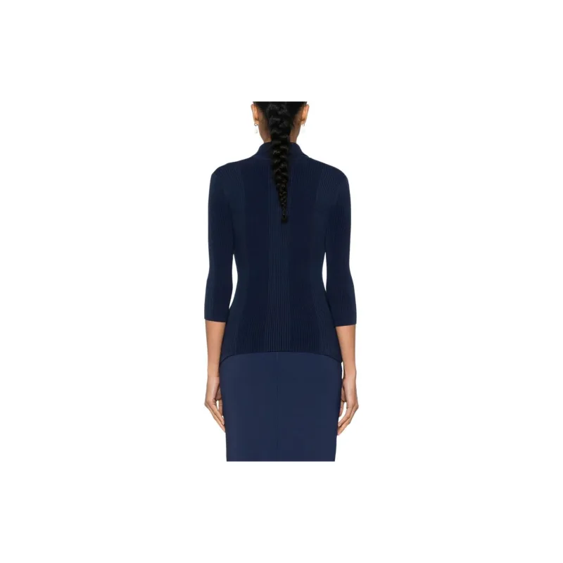 Elisabetta Franchi Logo embroidered Polo Top-1