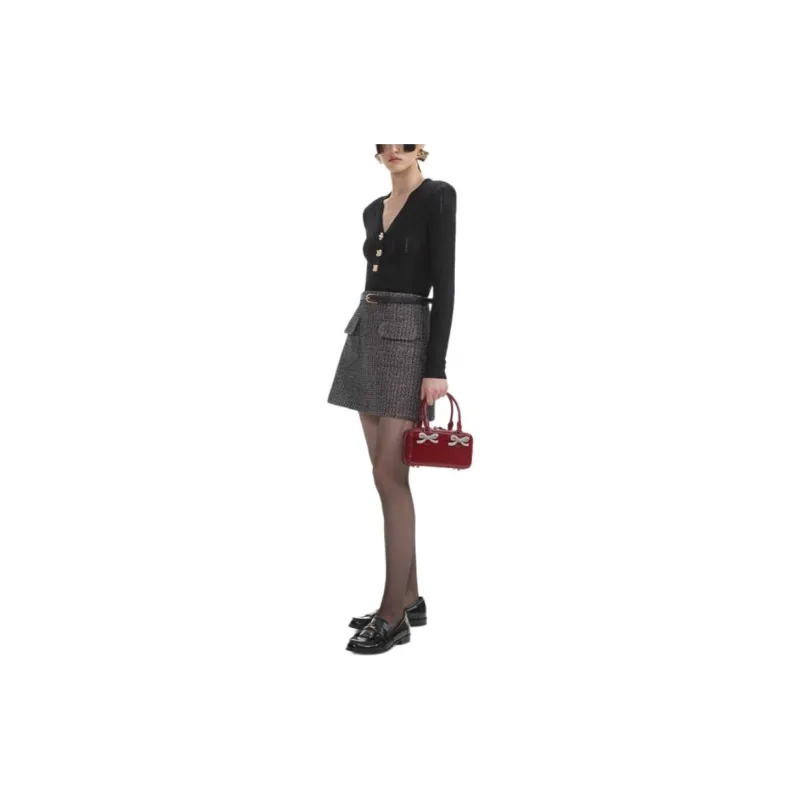 Self portrait Knitwear Women's Classic Black-3