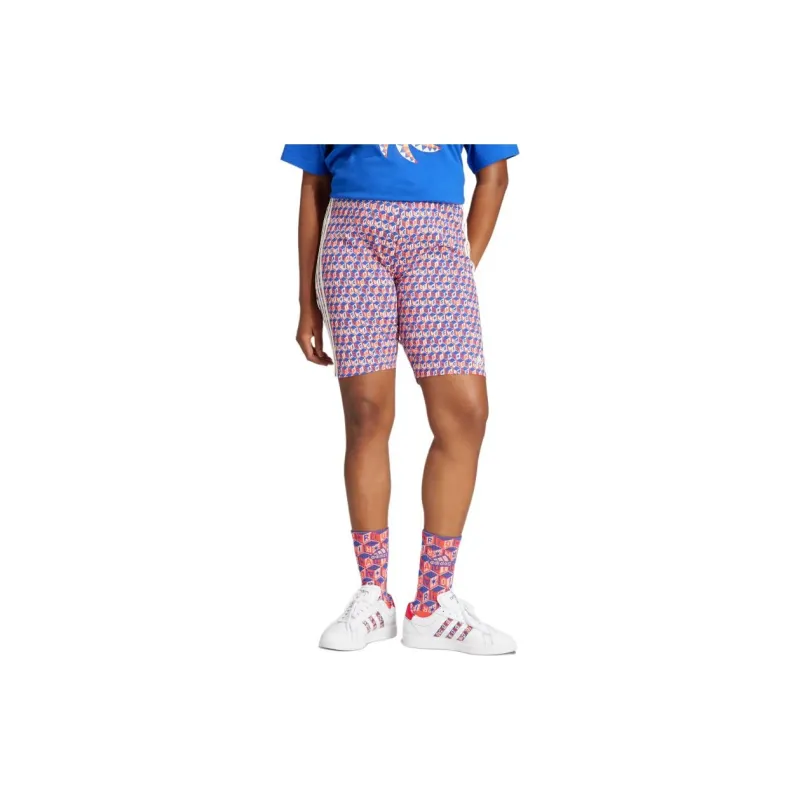 Adidas Free Shipping With AdiClub Adidas X Farm Rio Bike Shorts Plus Size-1