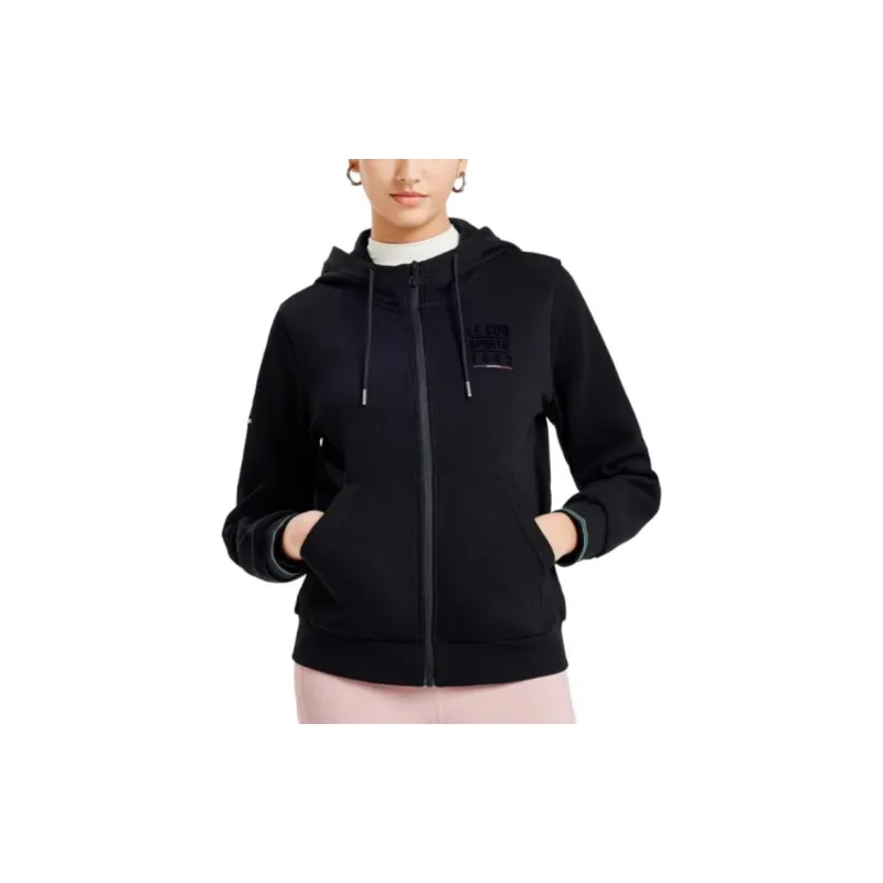 Le Coq Sportif Jackets Coats Women's Black-3