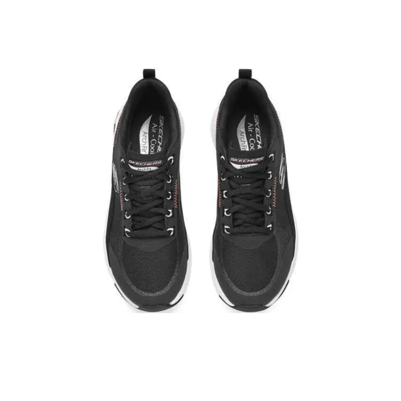 Skechers Arch Fit 'Black White Pink' Women's-3