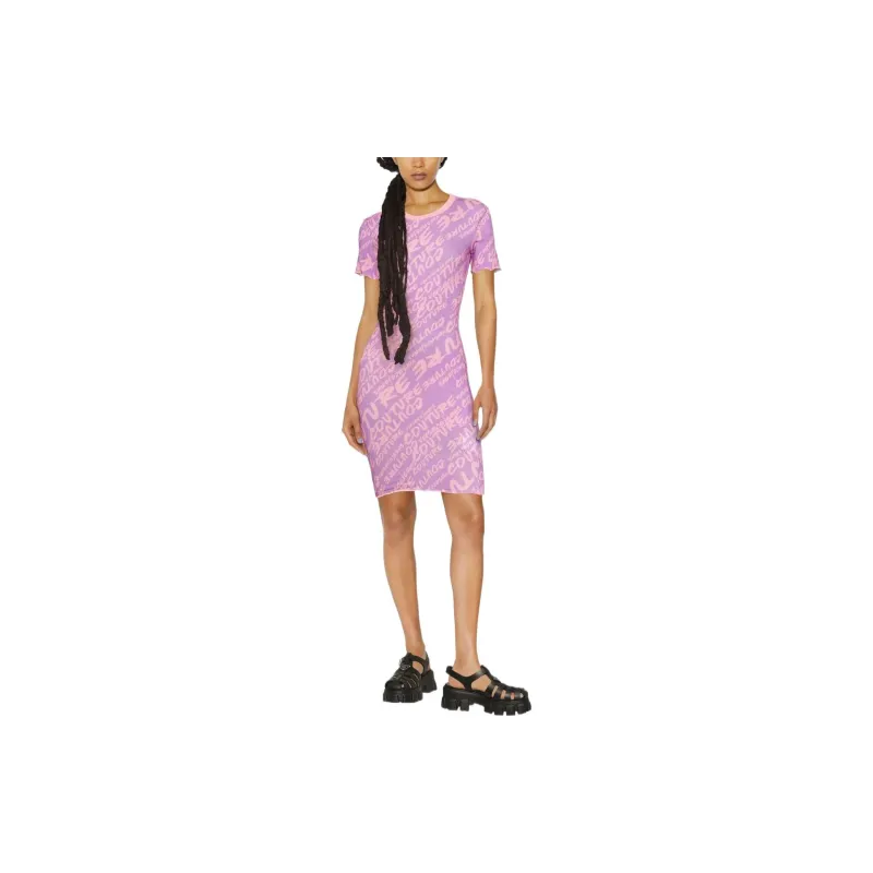 VERSACE JEANS COUTURE FW22 Dress Pink-2